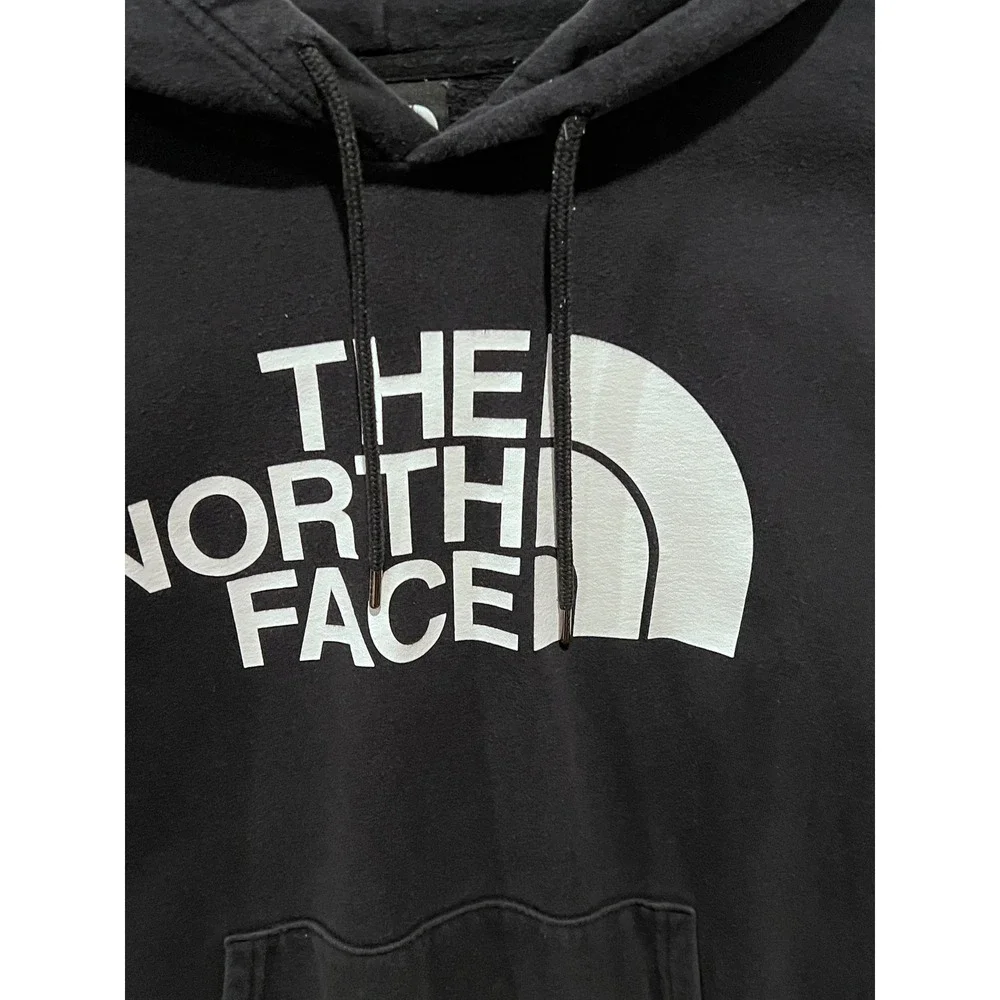 The North Face Men's Hoodie Long Sleeve Half Dome Logo Pullover Sweatshirt Large